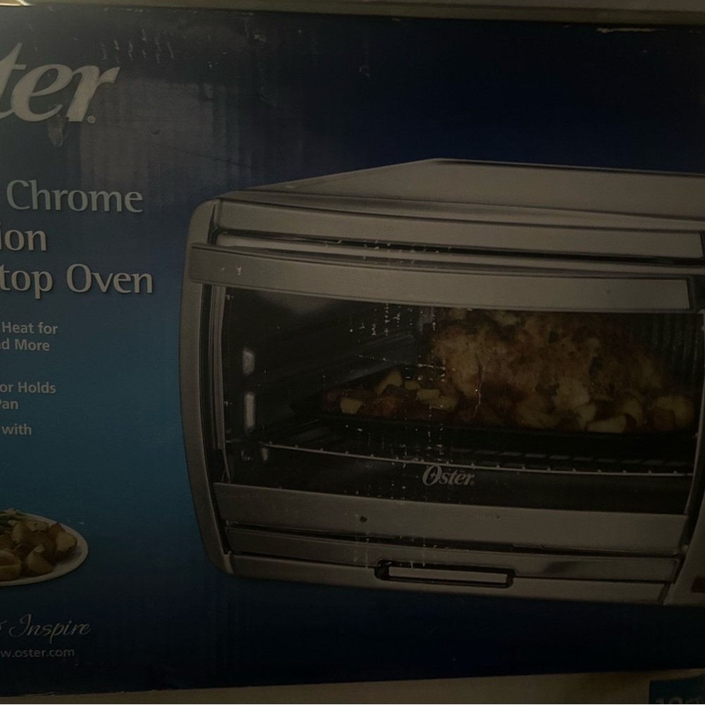 Oster Chrome Countertop Oven